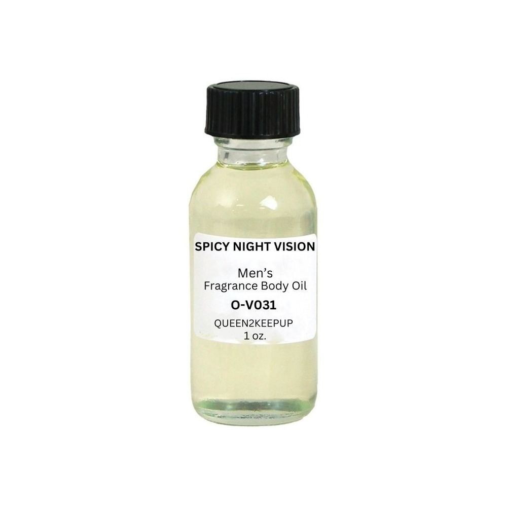 Spicy Night Vision (Men) Body Oil 1 oz Fragrance All Natural Scent